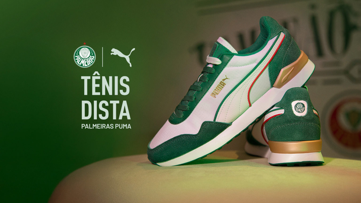 Palmeiras e Puma apresentam tênis casual em edição limitada para os fãs