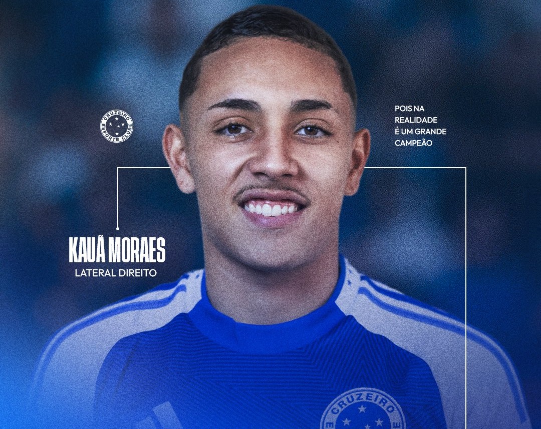 Cruzeiro oficializa a contratação de Kauã Moraes, ex-Athletico-PR