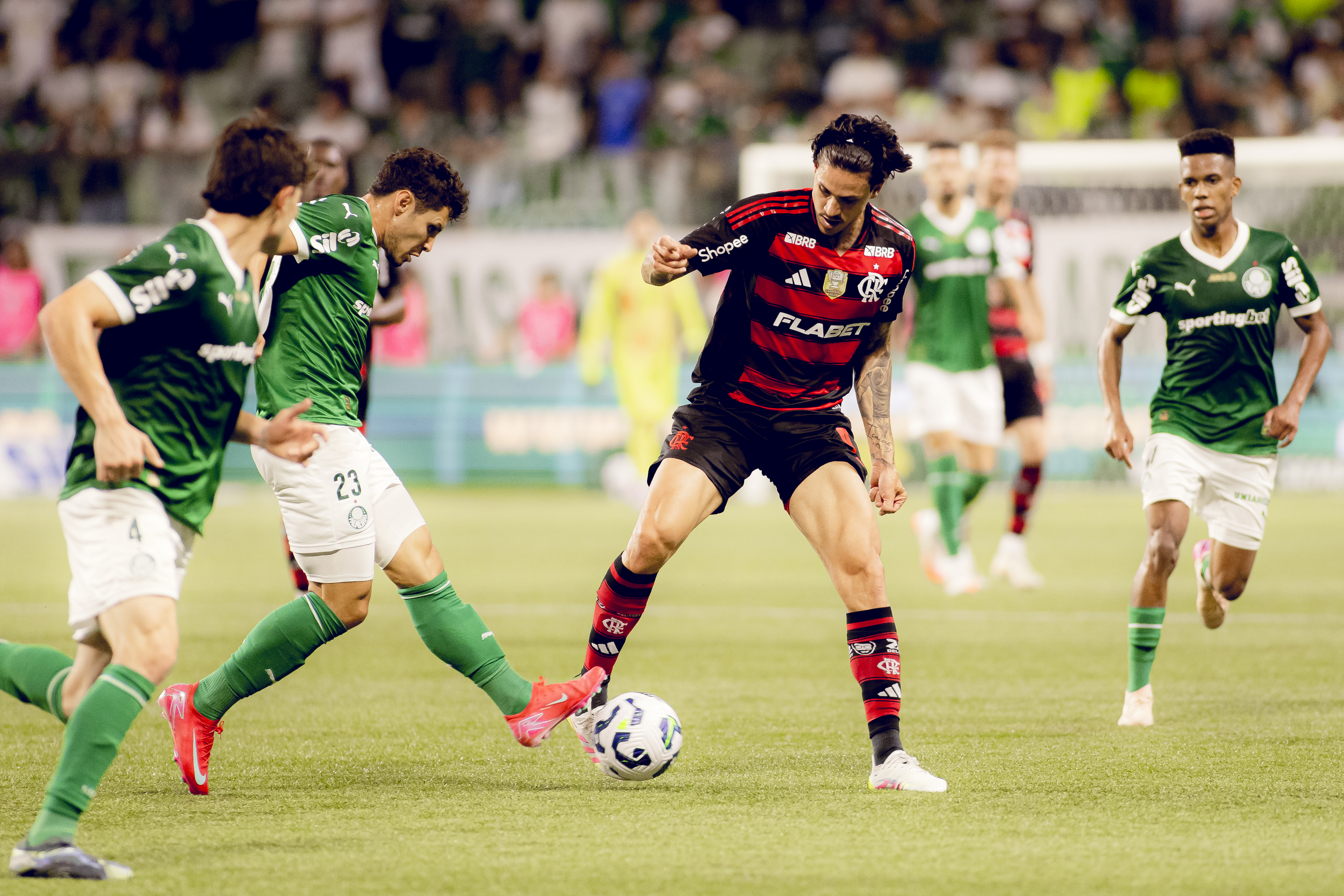 Valor dos elencos de Flamengo e Palmeiras na liderança do Brasileirão