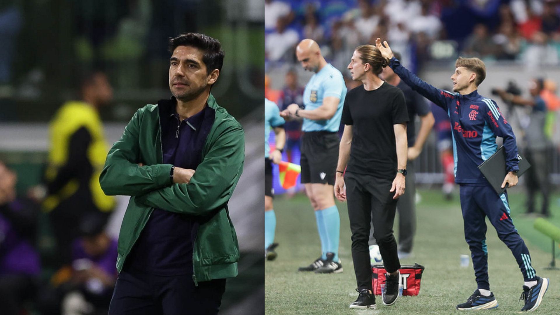 Filipe Luís e Abel Ferreira: confronto entre gerações e estilos no Brasileirão