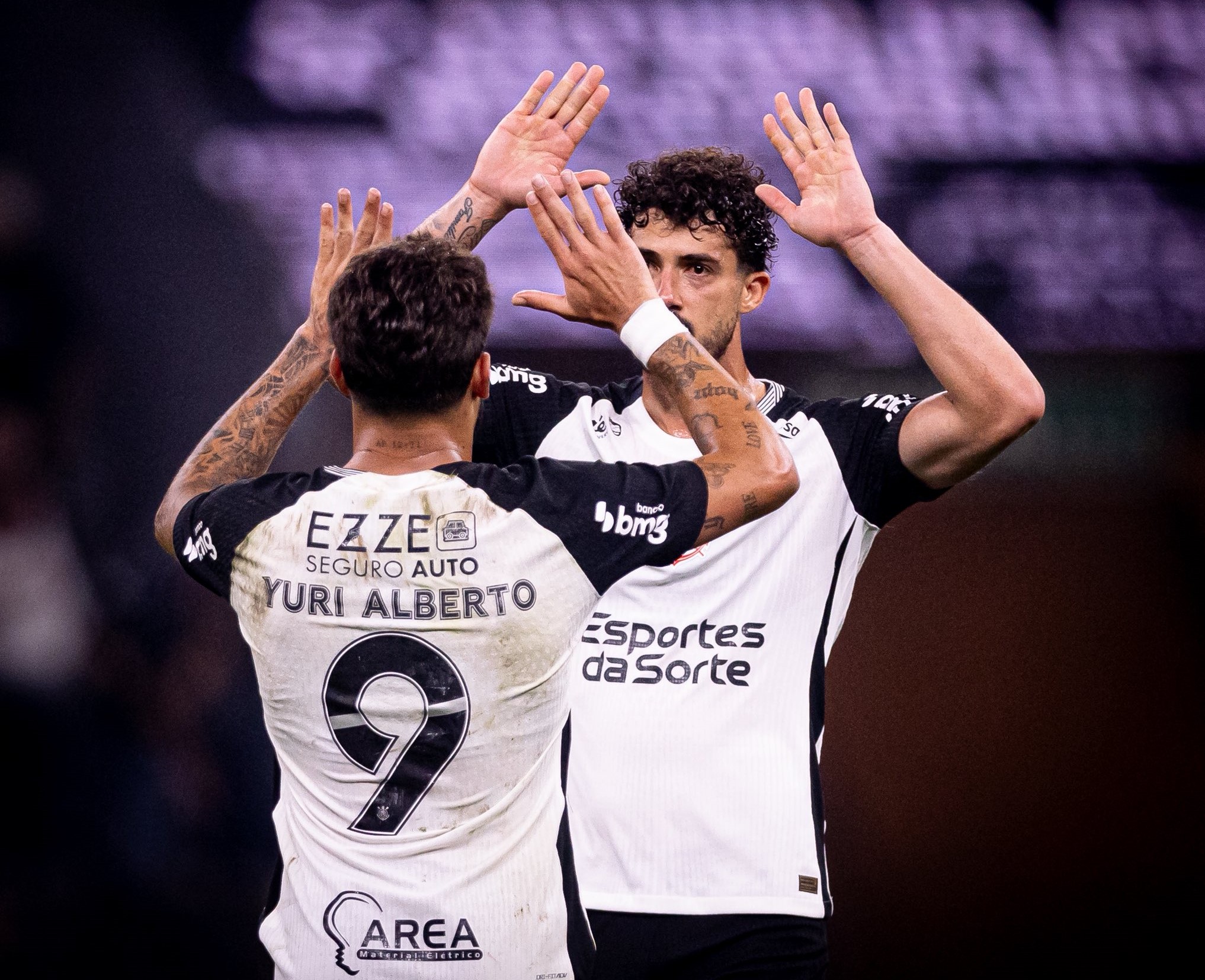 Desempenho de jogadores na vitória do Corinthians contra o Mirassol