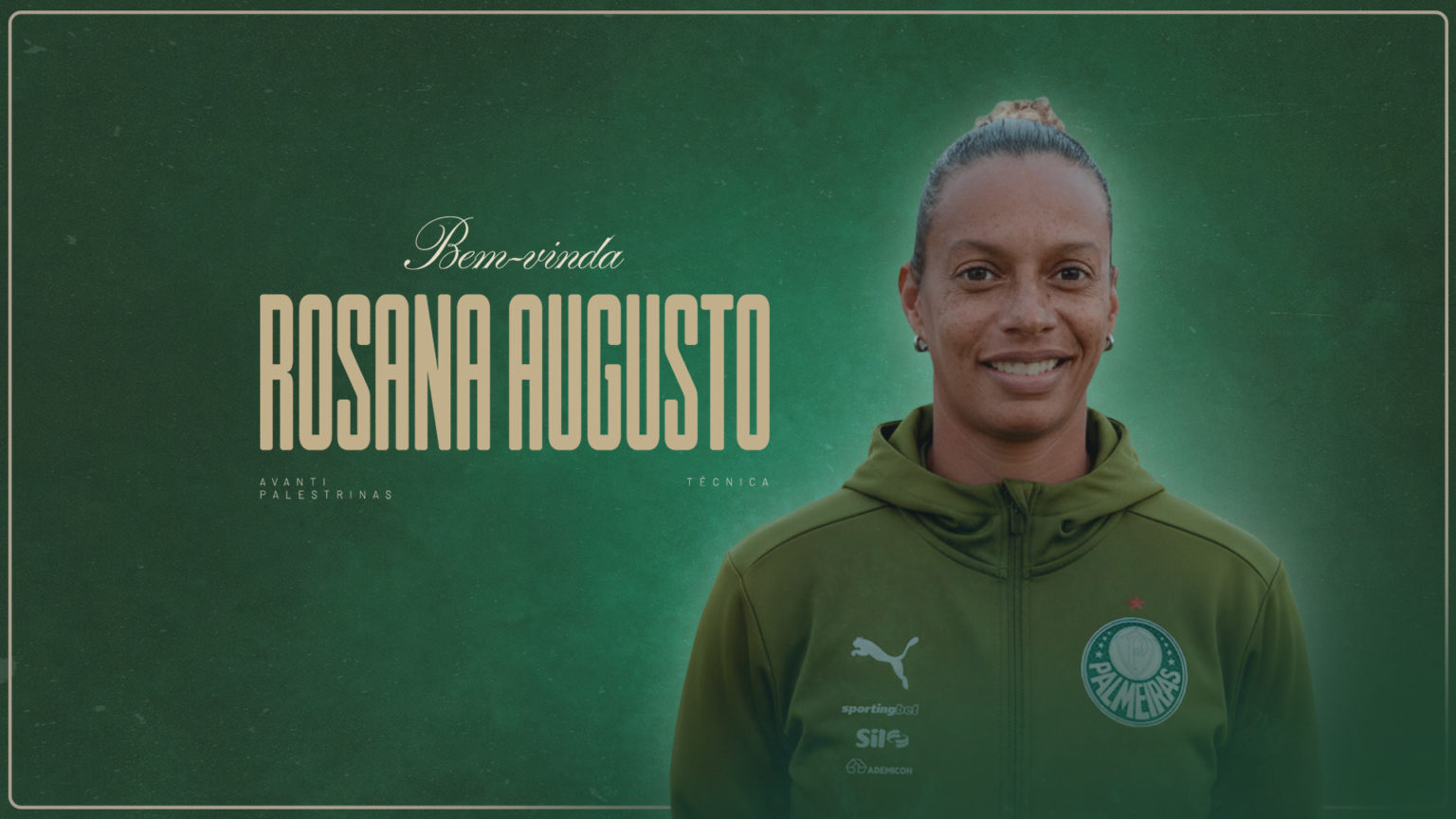Palmeiras anuncia Rosana Augusto como nova técnica do time feminino e promove mudanças na equipe