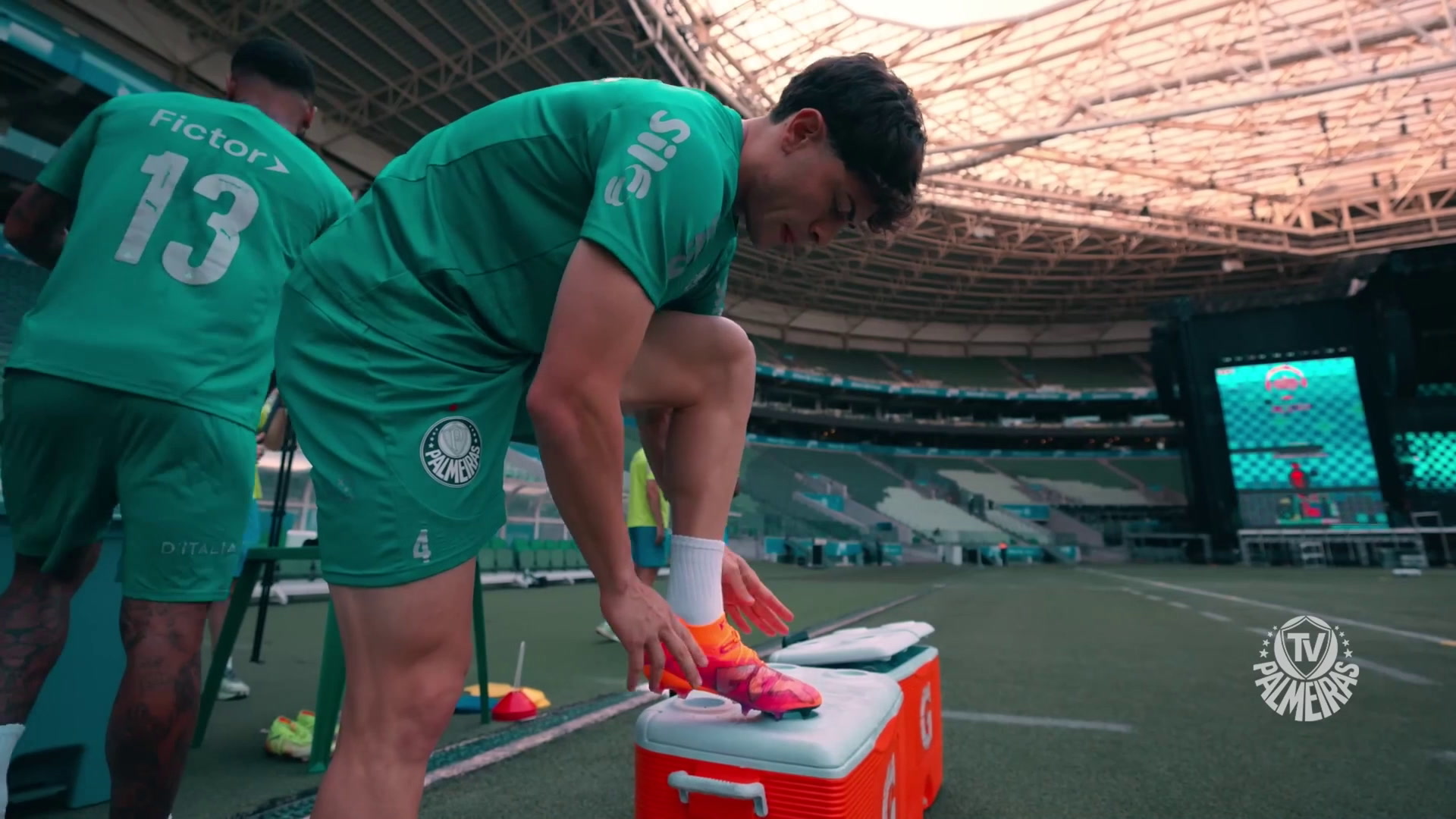 Último treino do Palmeiras antes do confronto contra o RB Bragantino
