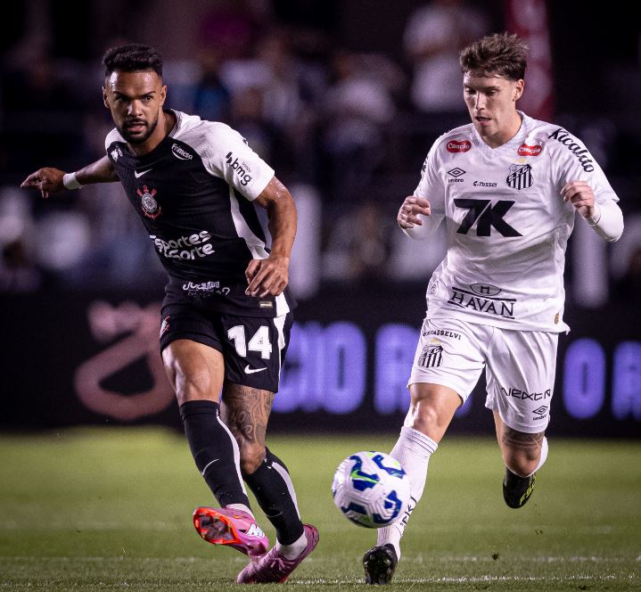 Galeria de fotos do clássico Santos e Corinthians pelo Campeonato Brasileiro