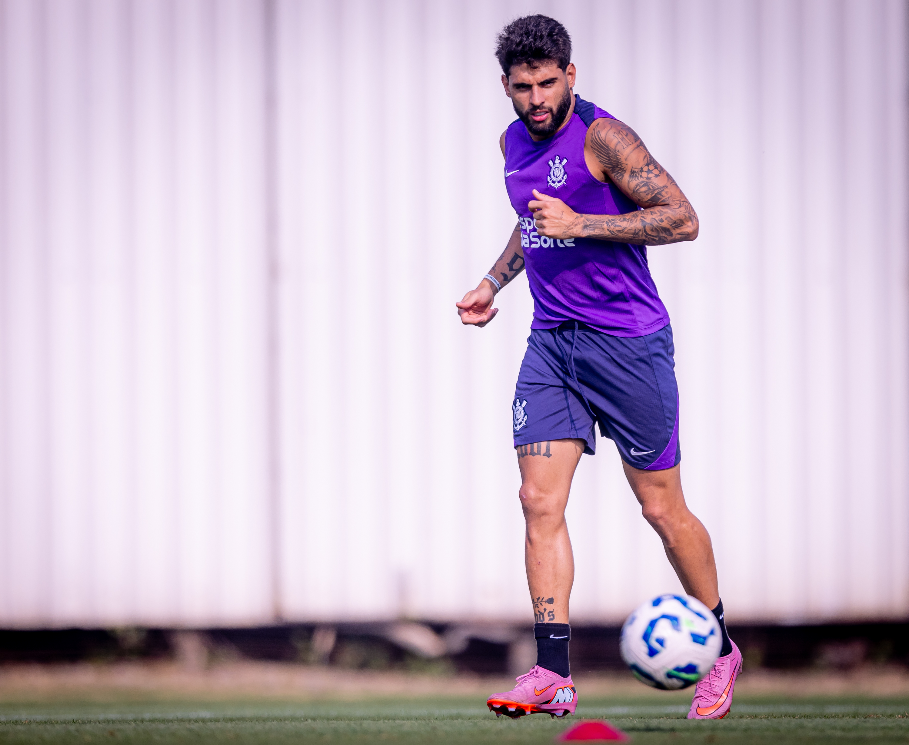 Último treino do Corinthians antes da partida contra o Mirassol