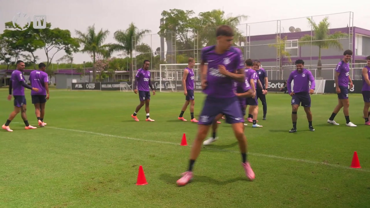 Corinthians intensifica treinos antes do clássico decisivo contra o Santos