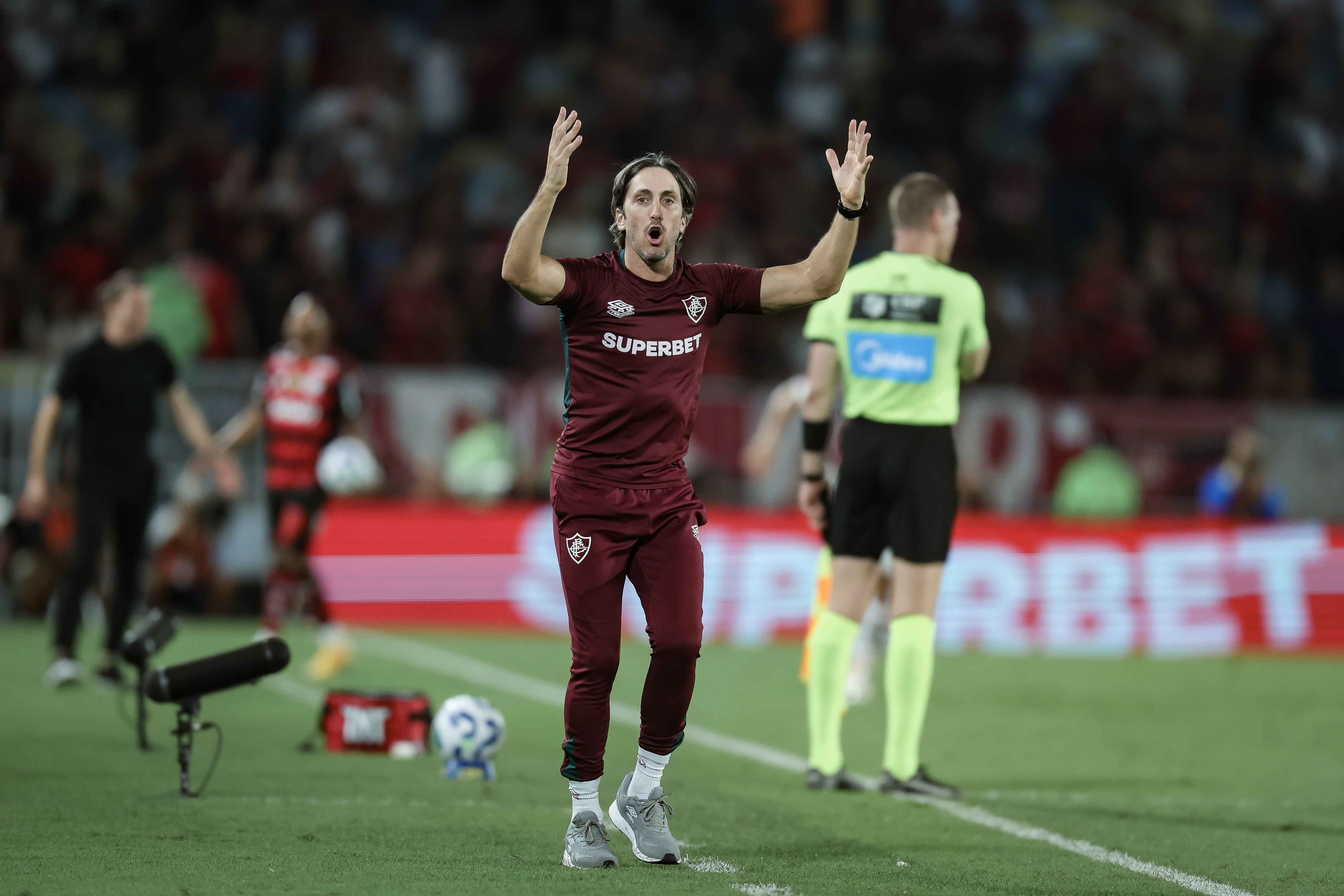 Zubeldía cobra evolução do Fluminense em busca da primeira vitória contra o Palmeiras