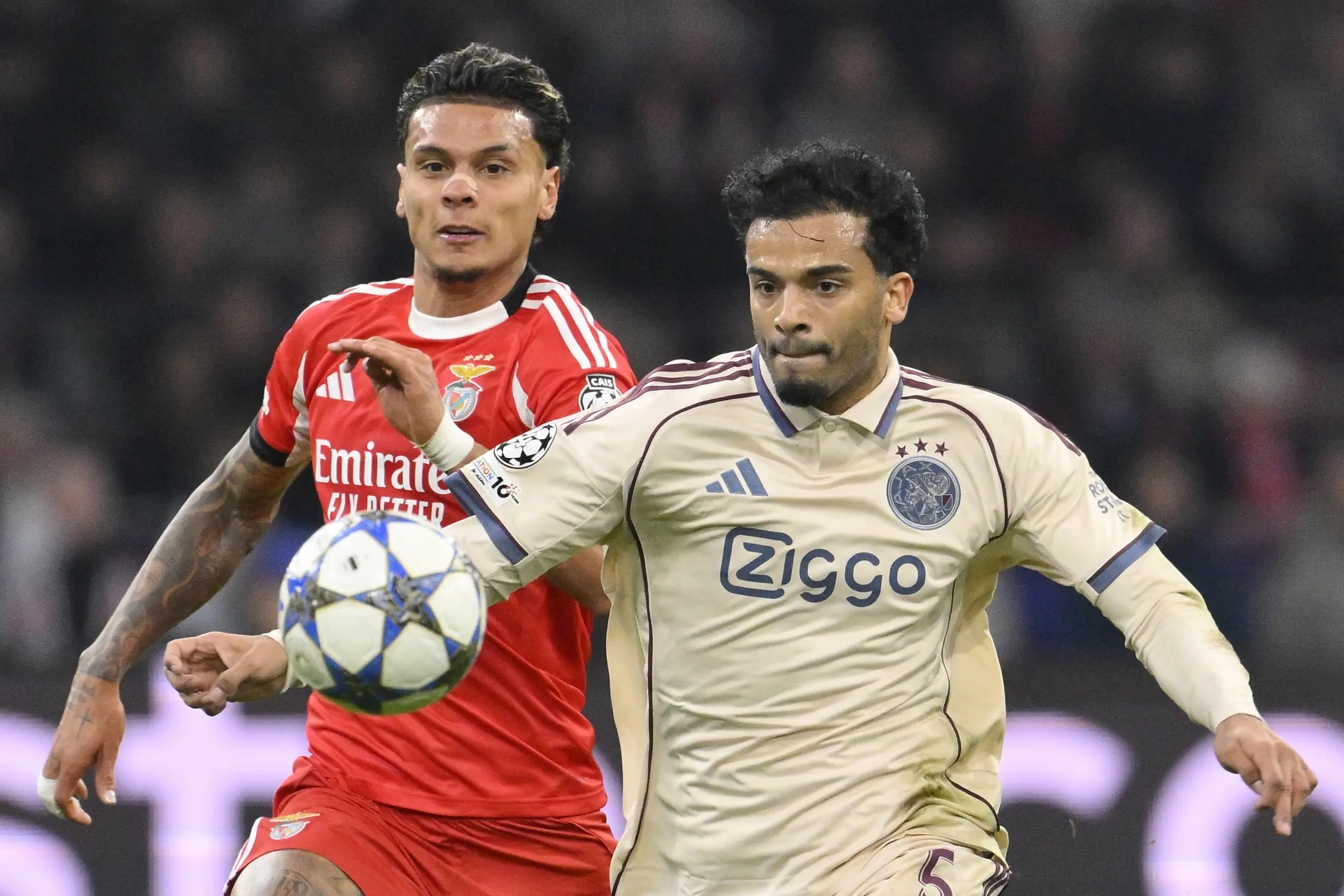 Veja fotos da partida entre Ajax e Benfica pela Liga dos Campeões