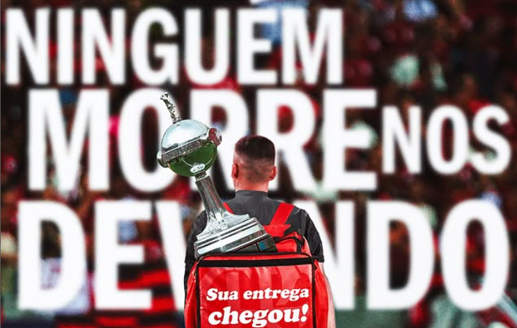 Flamengo provoca Palmeiras e Andreas Pereira nas redes sociais após conquista da Libertadores