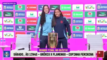 Capitãs de Grêmio e Flamengo falam sobre a final da Copinha feminina