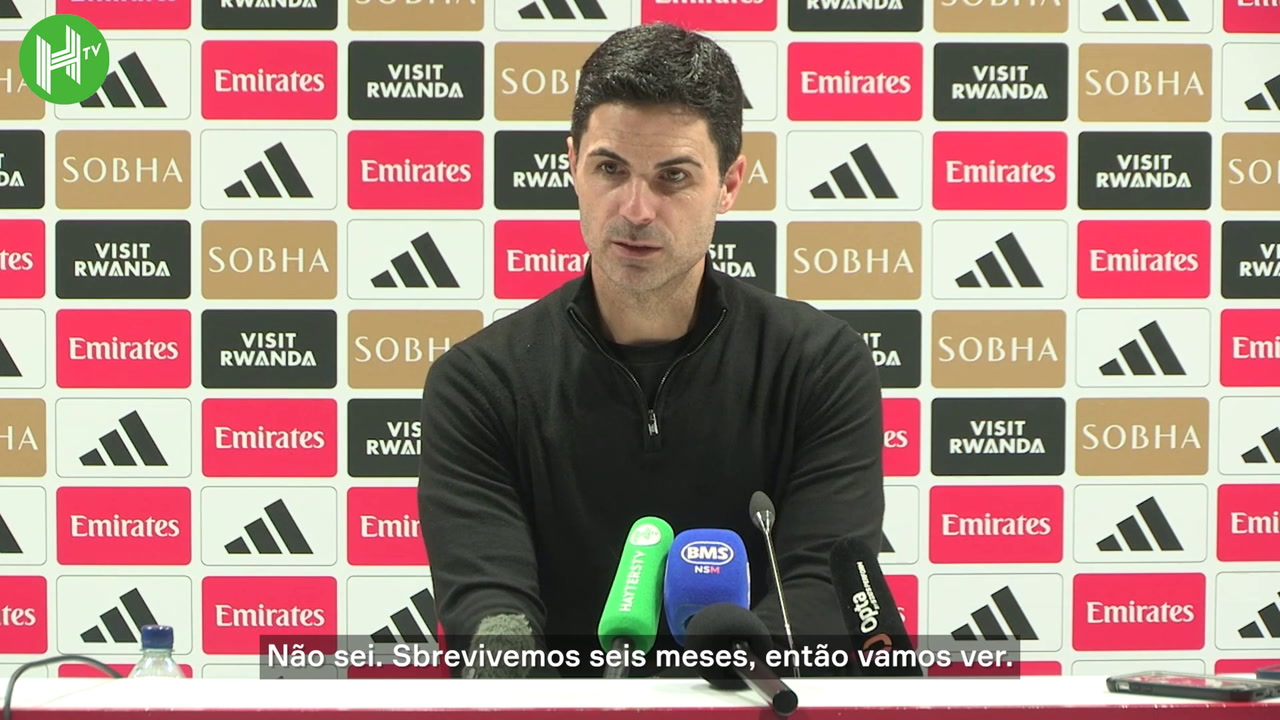Arteta lança desafio aos jogadores do Arsenal