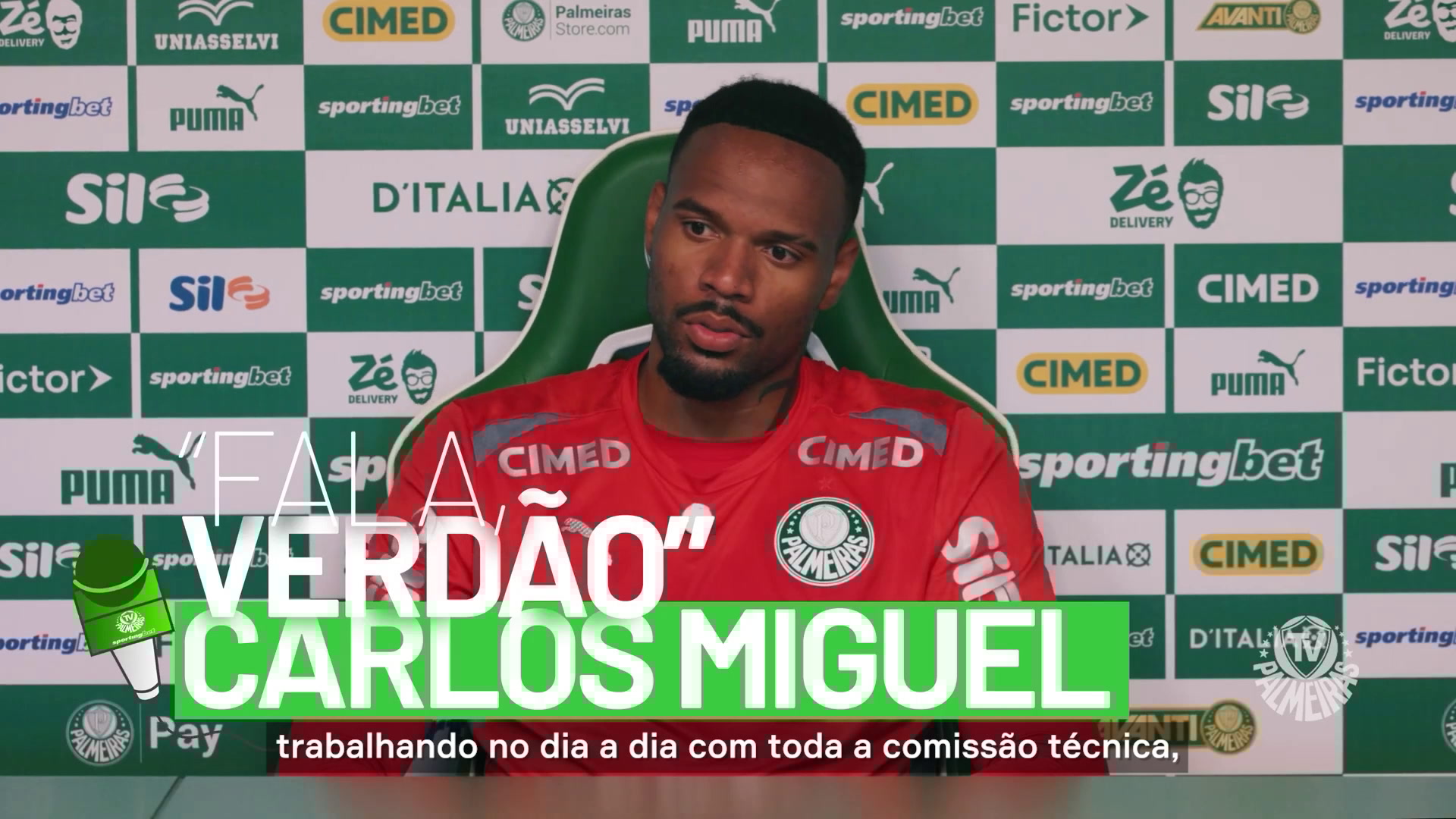 Vai ser titular absoluto? Carlos Miguel fala sobre boa fase no Verdão