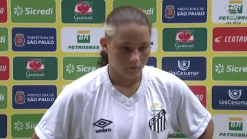 Evelin Bonifácio comemora grande atuação pelo Santos na Copinha Feminina