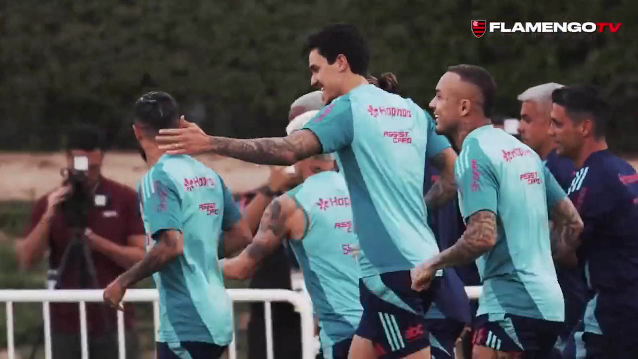 Pedro em campo: Flamengo dá início aos treinos intensos para encarar o Pyramids na Copa do Brasil
