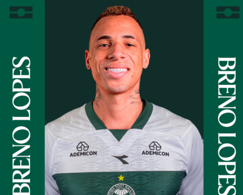 Coritiba garante contrataço com Breno Lopes, ex-Palmeiras e Fortaleza, em negociações nos bastidores