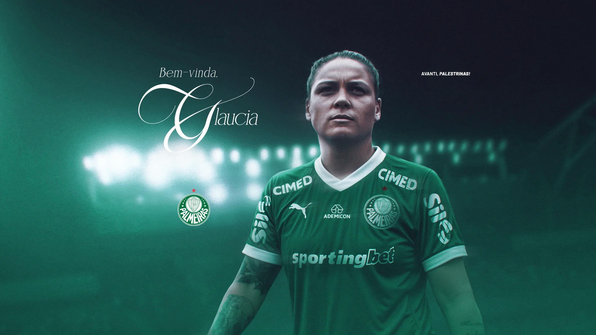 Palmeiras confirma contratação de Glaucia, ex-Flamengo, para reforçar elenco feminino em 2024
