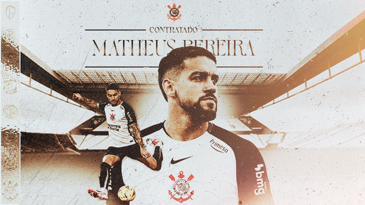 Corinthians confirma empréstimo de Matheus Pereira, estreando reforço em fase decisiva da temporada