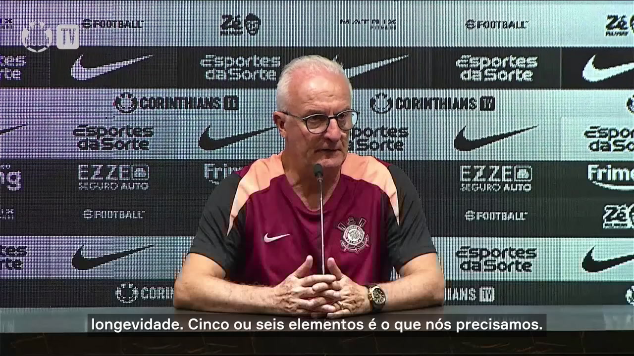Dorival Alves destaca a urgência de diversificar as opções no elenco do Corinthians