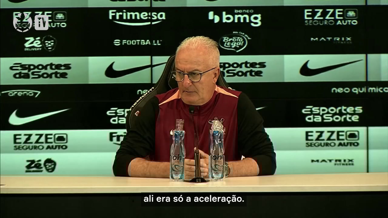 Dorival elogia desempenho do Corinthians em clássico, apesar da derrota no Derby