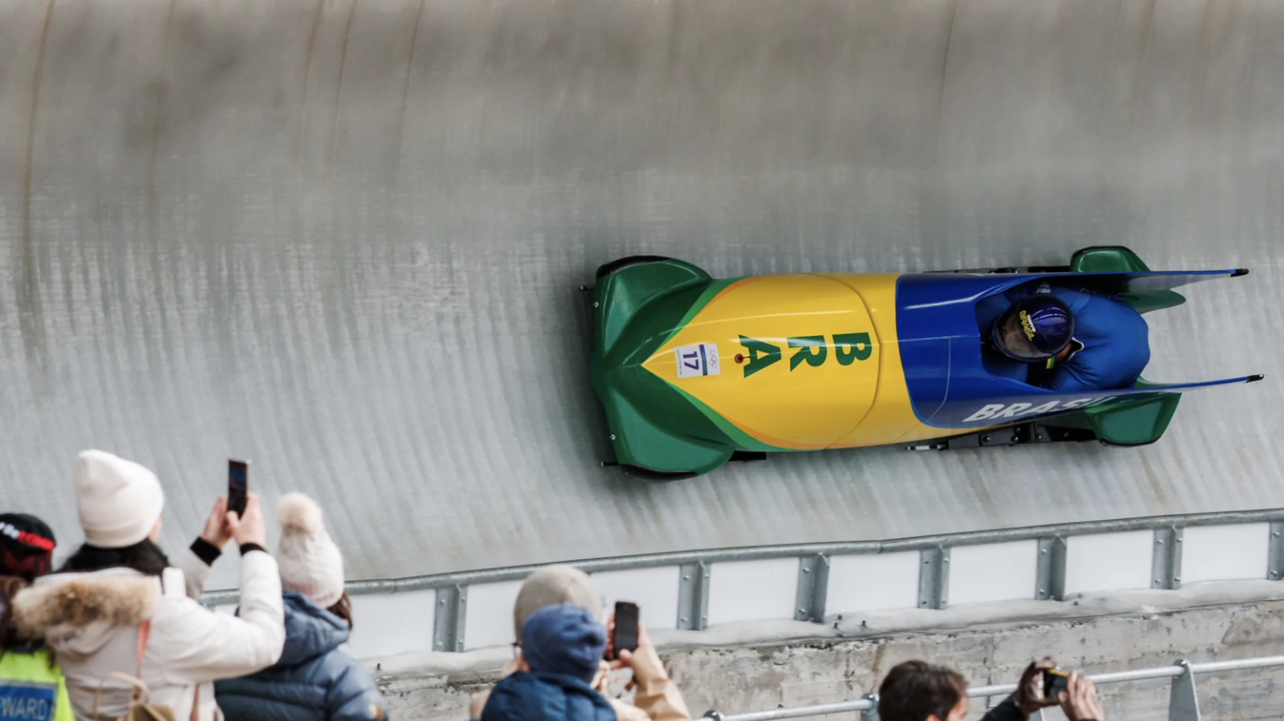 Brasil faz melhor marca da história no 2-man nas Olimpíadas de Inverno