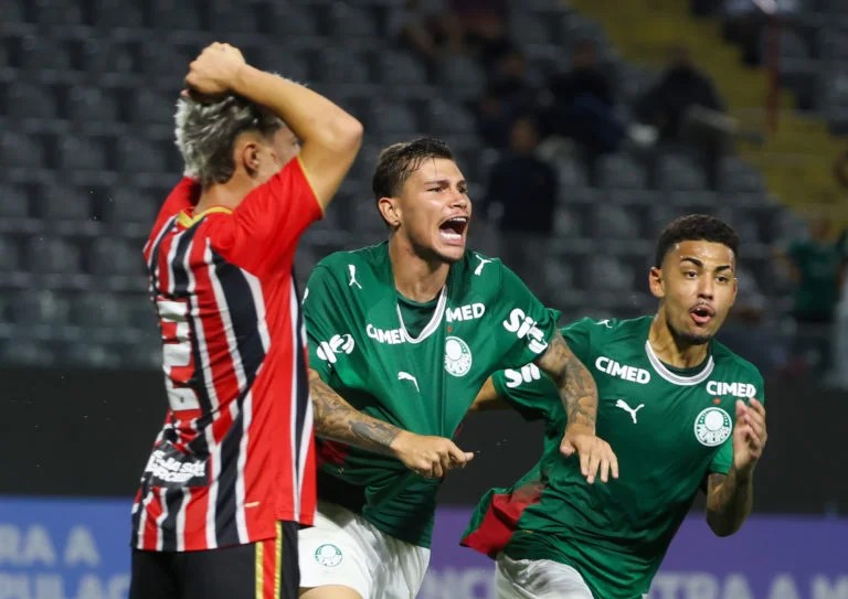 Palmeiras conquista vitória dramática sobre o Athletico-PR e mantém 100% no Brasileirão Sub-20