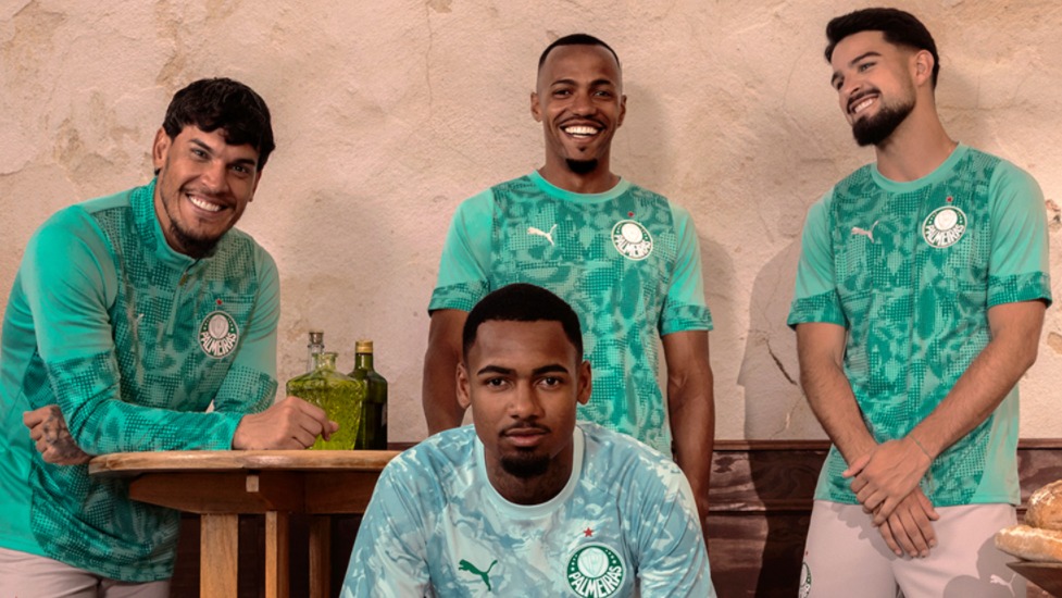 Palmeiras lança coleção da PUMA com tributo à Itália