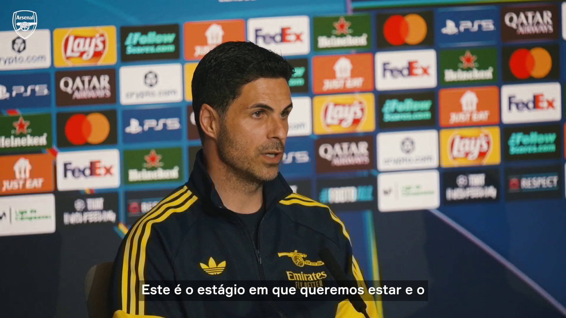 Arteta antes do duelo com o Atlético de Madrid: 'Hora de mandarmos um recado'