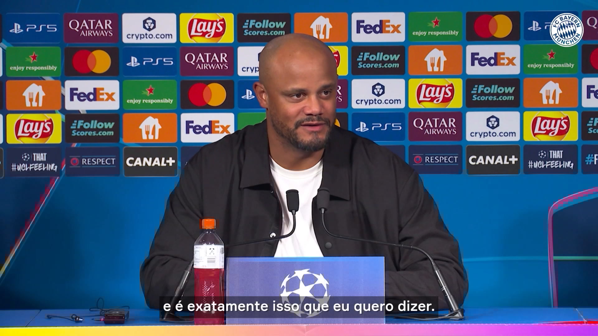Kompany: ‘Precisamos de toda a força da Allianz Arena’