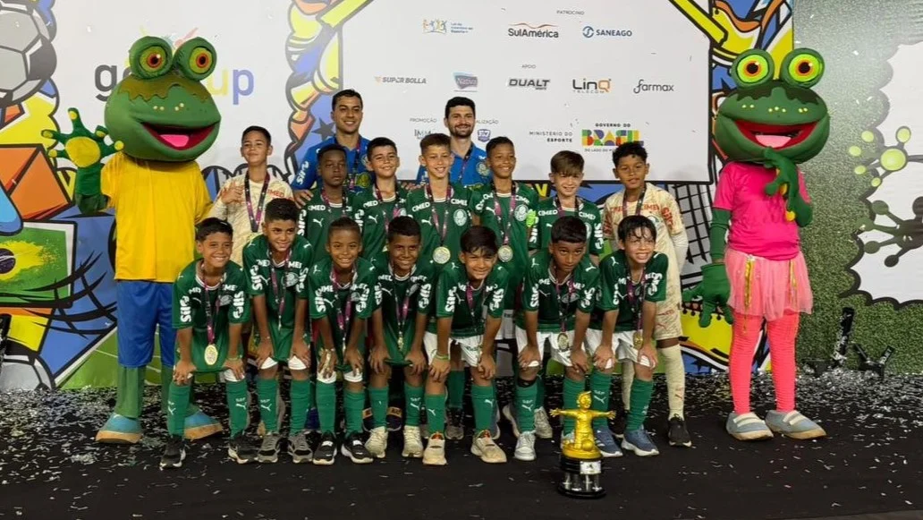 Palmeiras conquista torneio em Goiânia com times sub-10 e 11 invictos