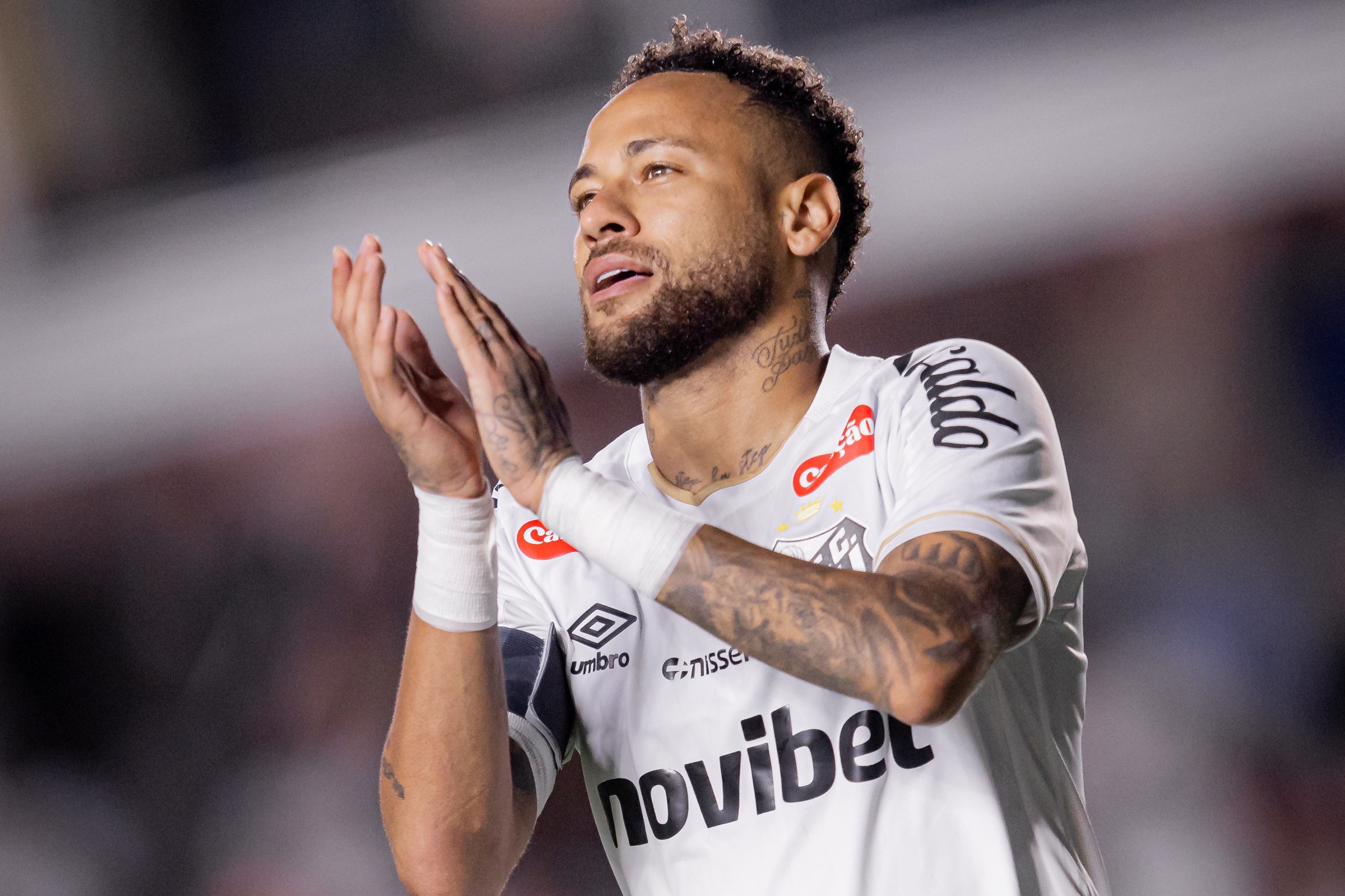 Neymar pode estrear no estádio do Palmeiras em duelo pela Copa do Brasil