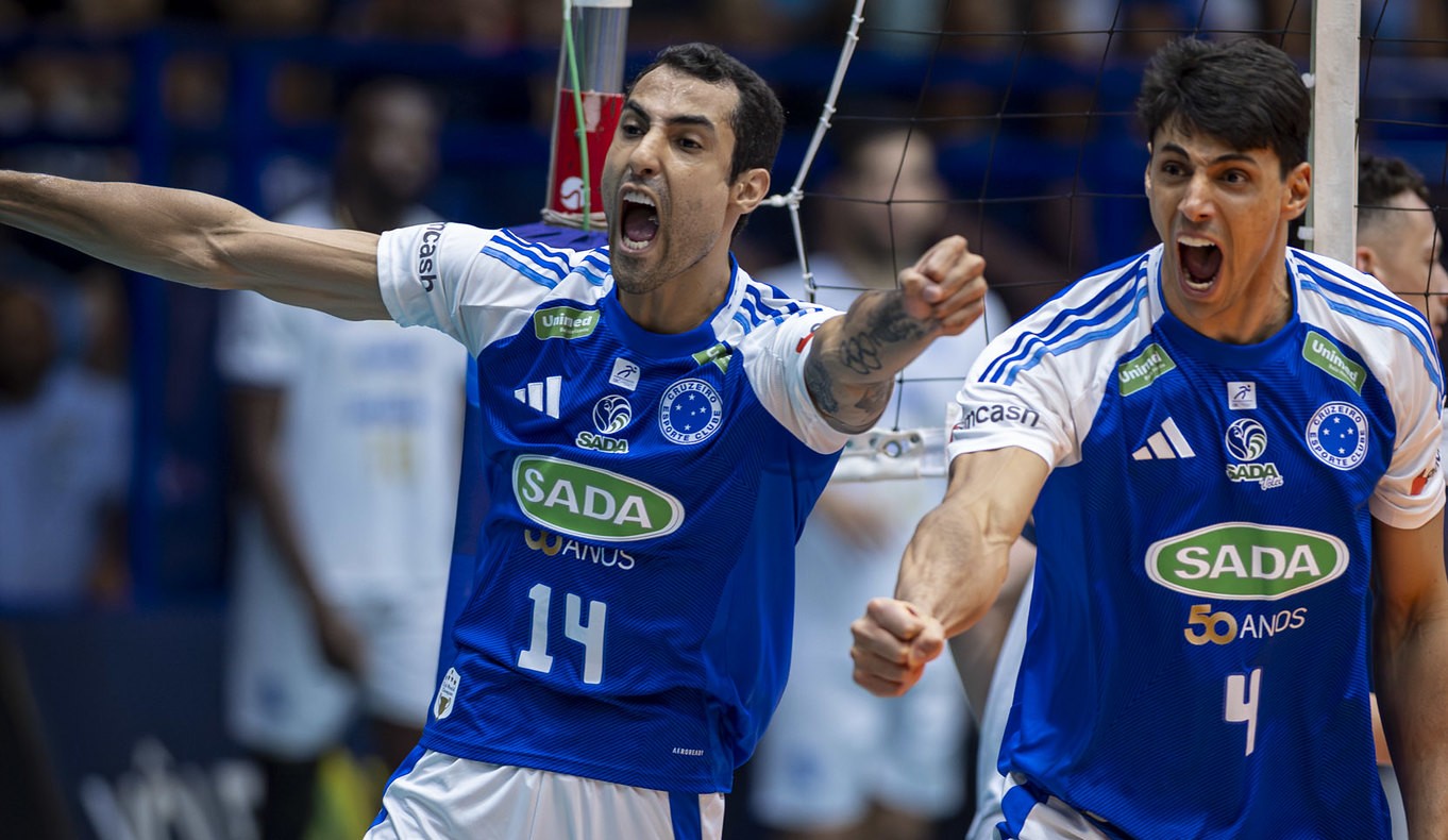 Sada Cruzeiro vence Minas e enfrentará Vôlei Renata na final da Superliga Masculina