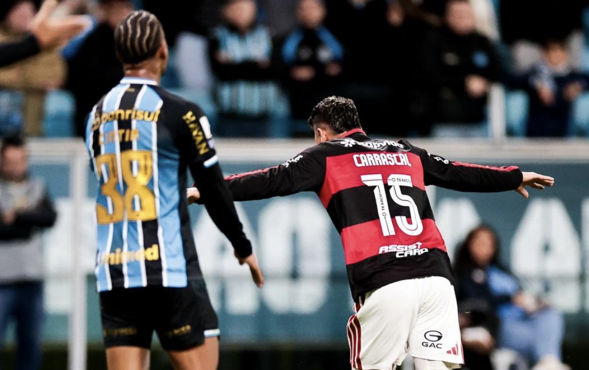 Carrascal brilha e garante triunfo do Flamengo sobre o Grêmio no Brasileiro