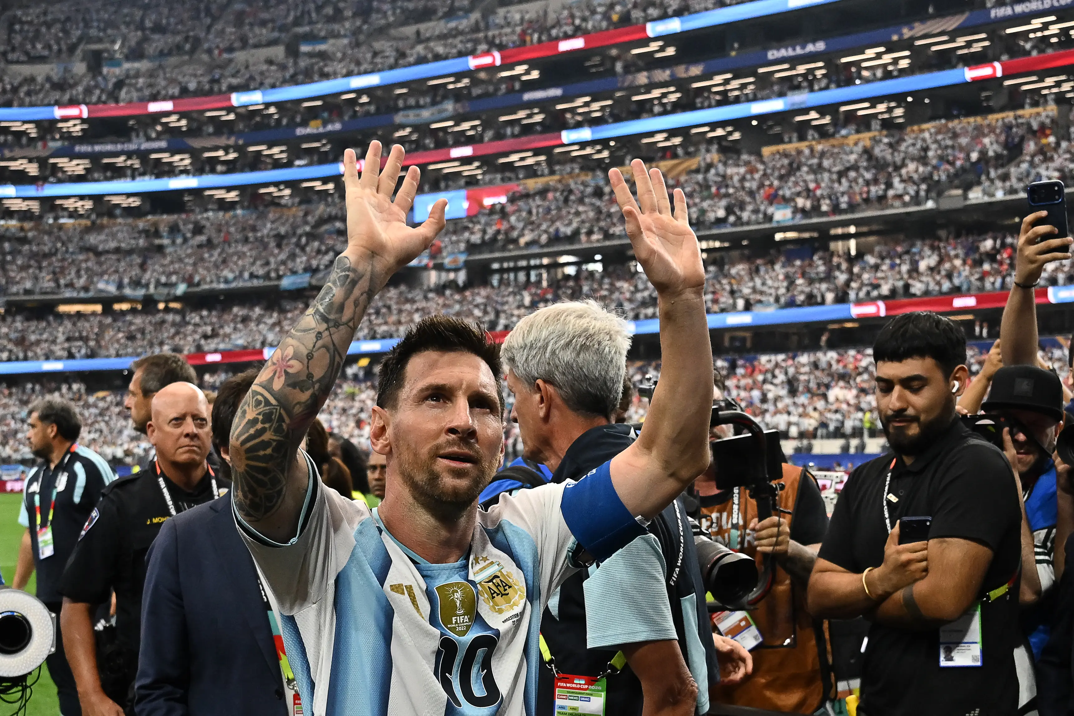 Respeito e adoração por Messi na Argentina