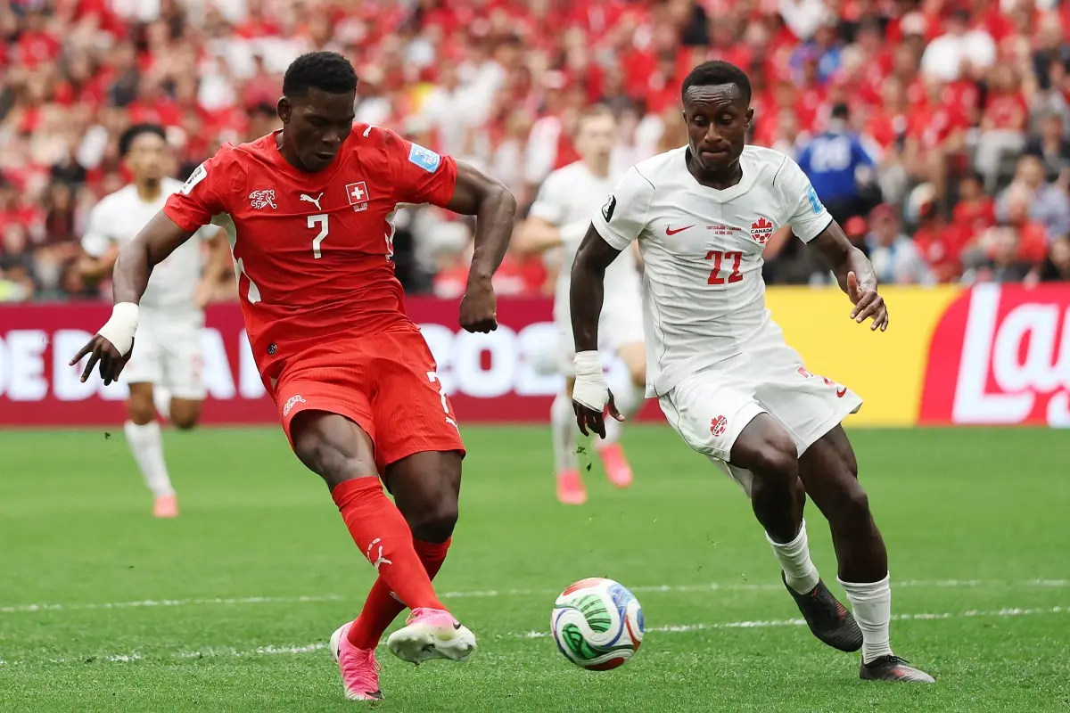 Veja fotos do jogo entre Suíça e Canadá pela Copa do Mundo