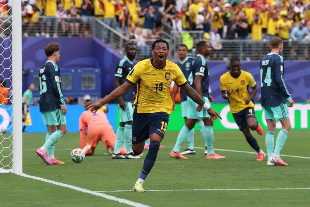Plata decide contra a Alemanha e coloca o Equador nas oitavas da Copa.