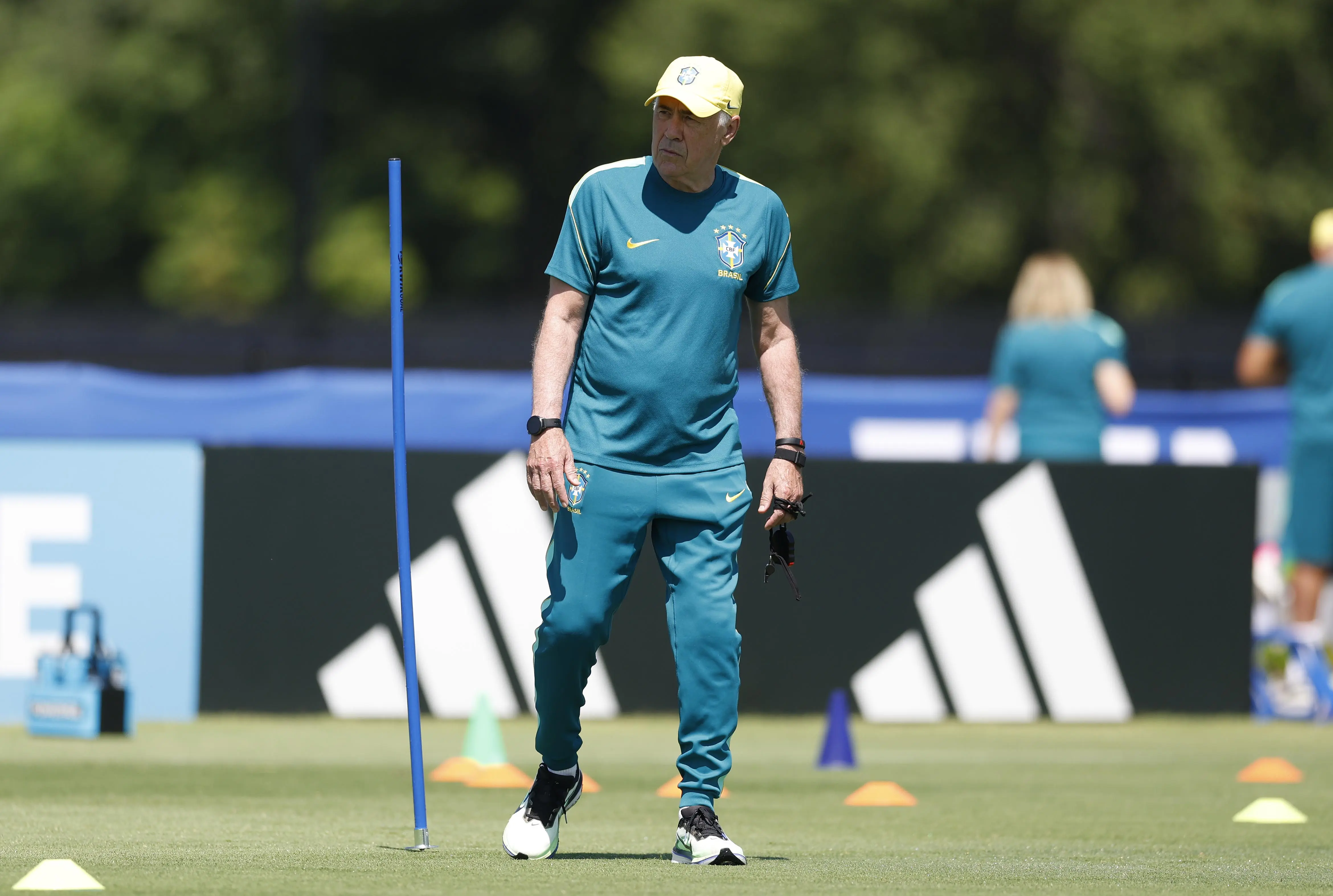 Ancelotti aponta evolução no Brasil antes das oitavas, mas admite: "Não está em seu melhor momento"