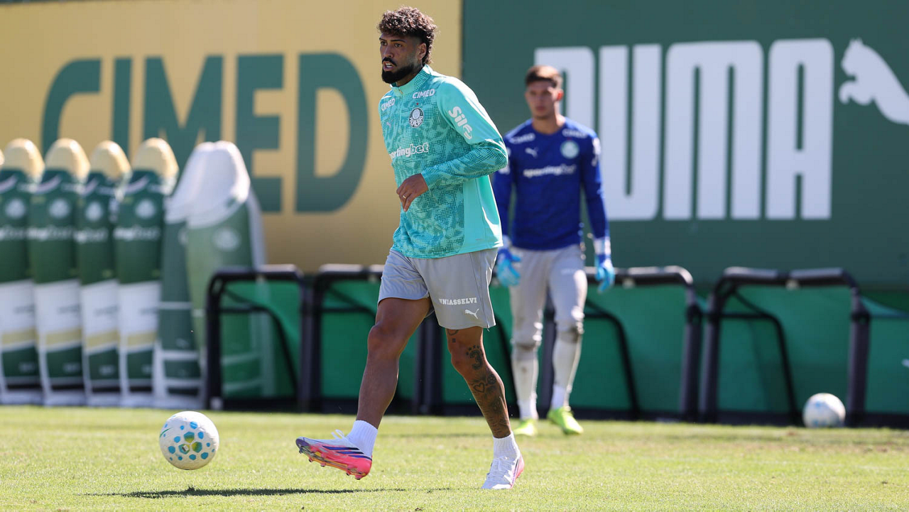 Veja fotos do treino do Palmeiras deste domingo