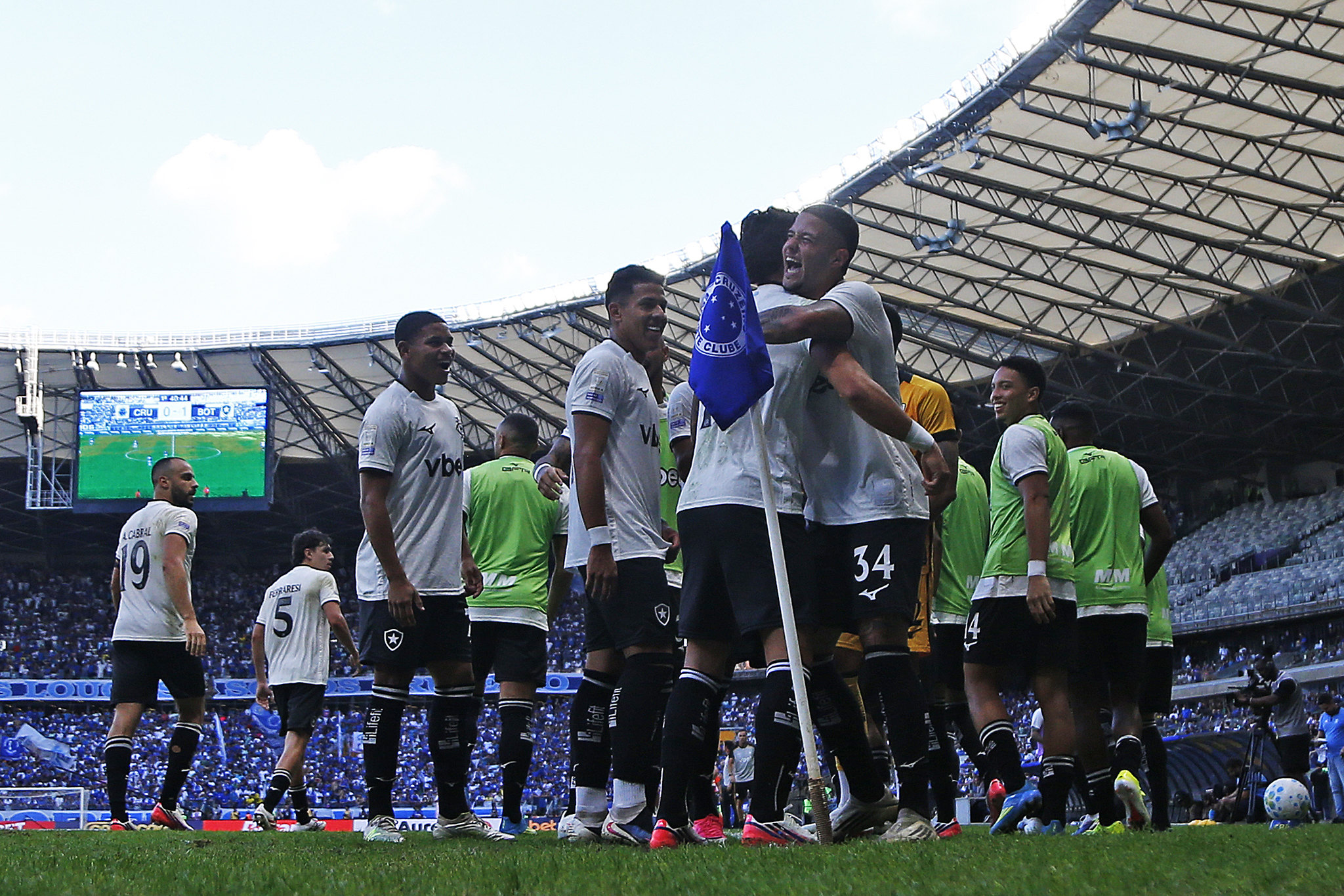 Botafogo vence Cruzeiro fora de casa e sobe na tabela do Brasileirão