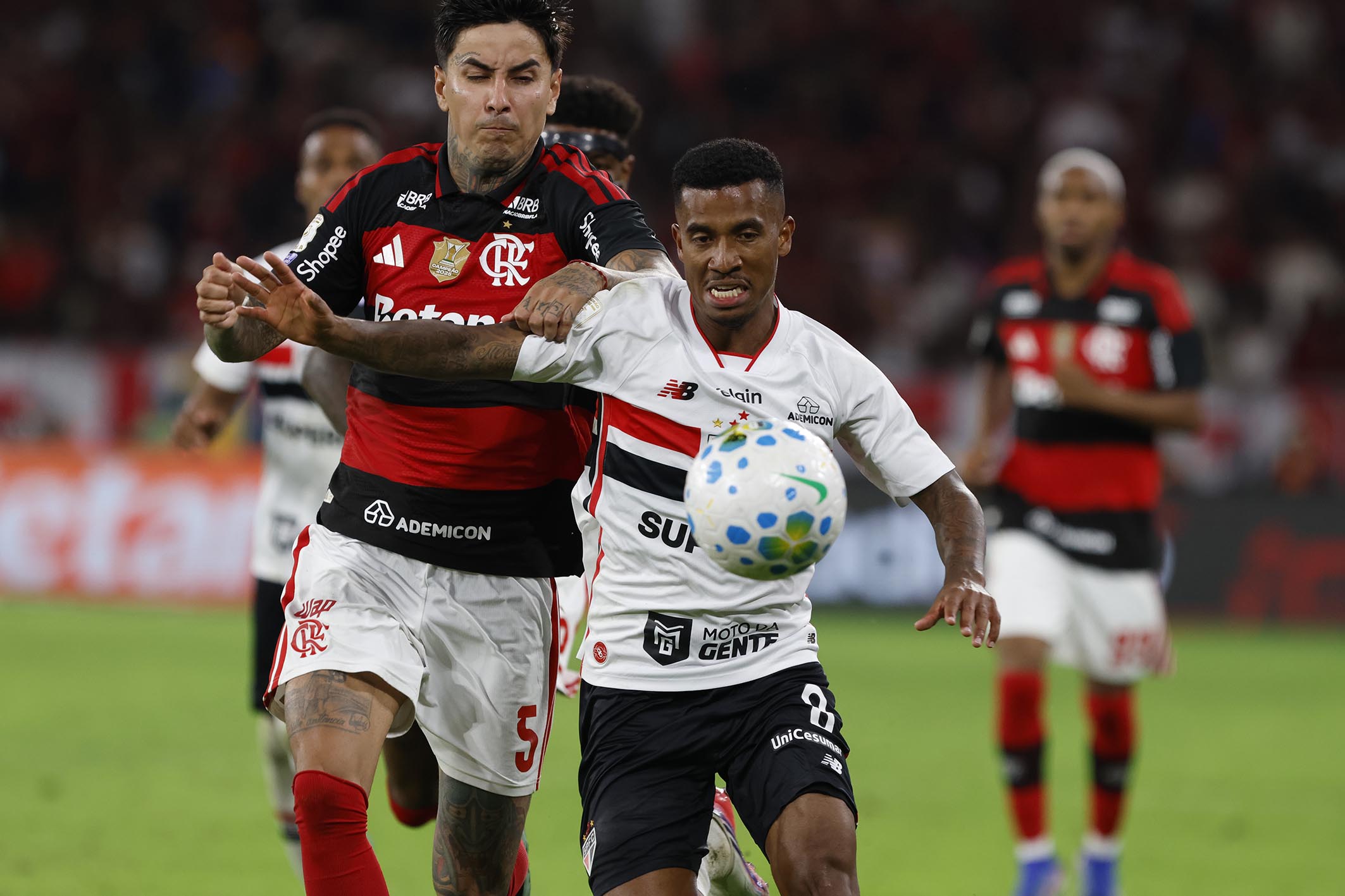 Flamengo x São Paulo: veja fotos do jogo pelo Brasileirão