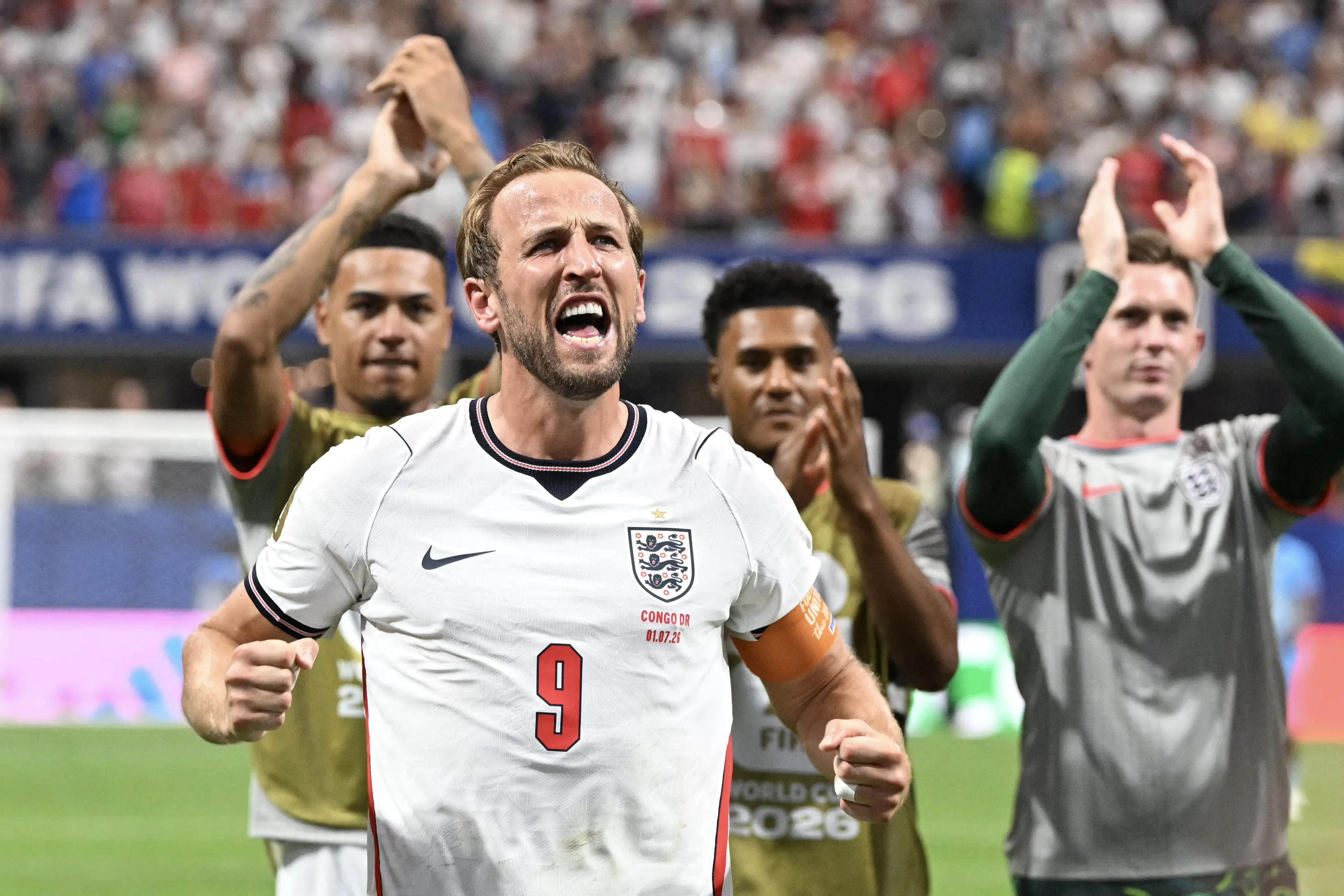 Kane ressalta 'paciência' da Inglaterra na vitória sobre RD Congo