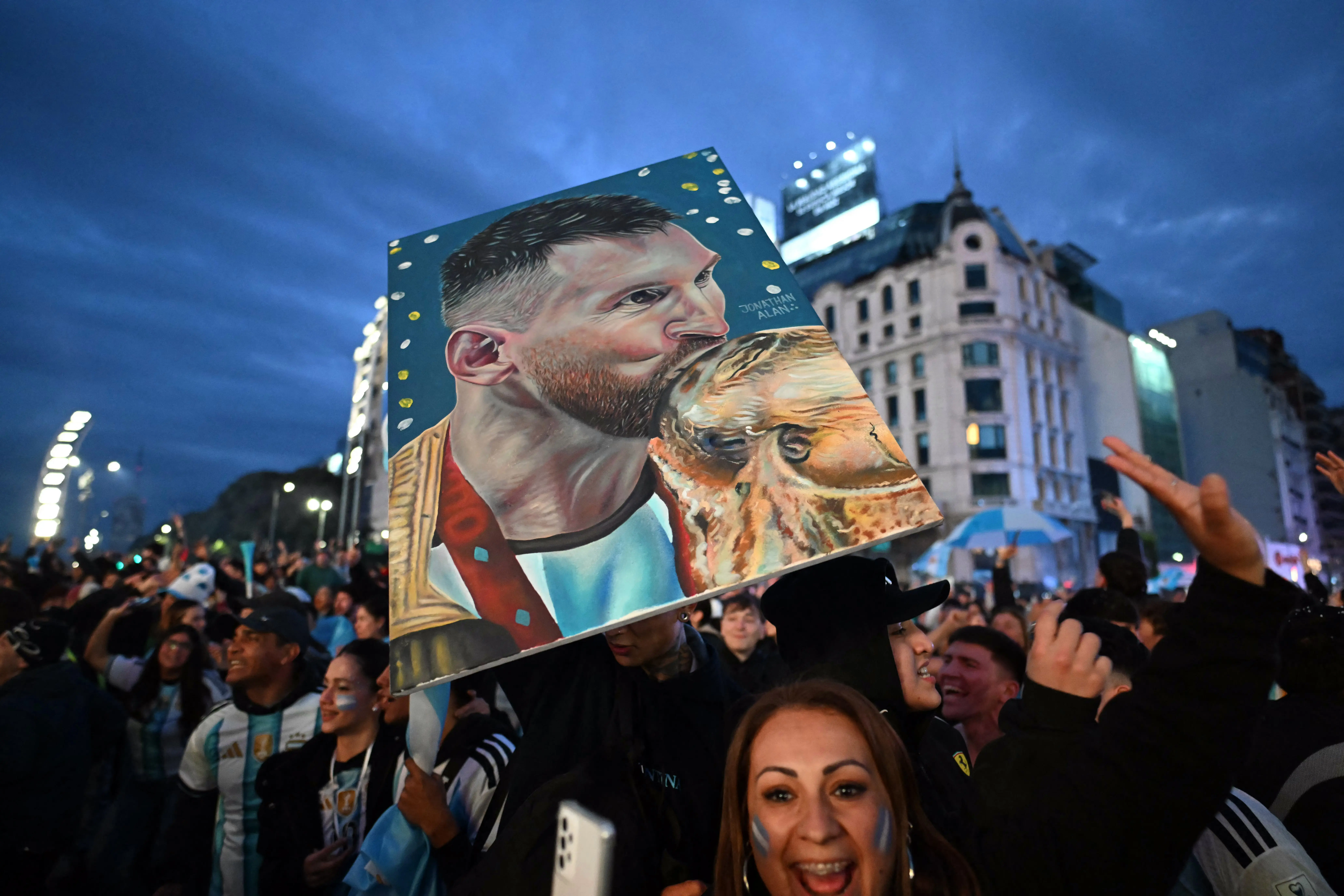 Coração e sorte: os rituais argentinos para a final contra a Espanha