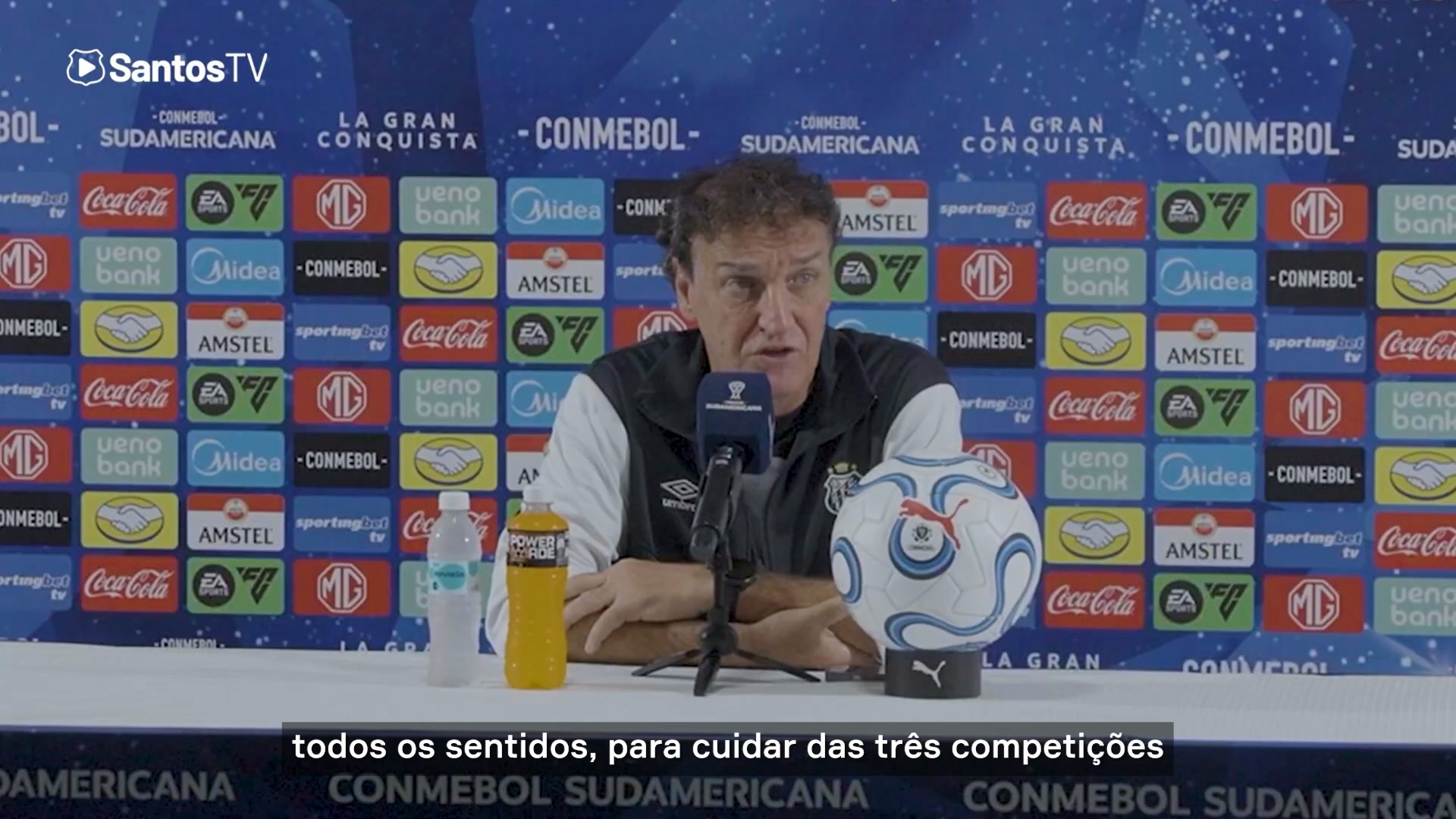 Cuca vê classificação do Santos encaminhada na Sul-Americana