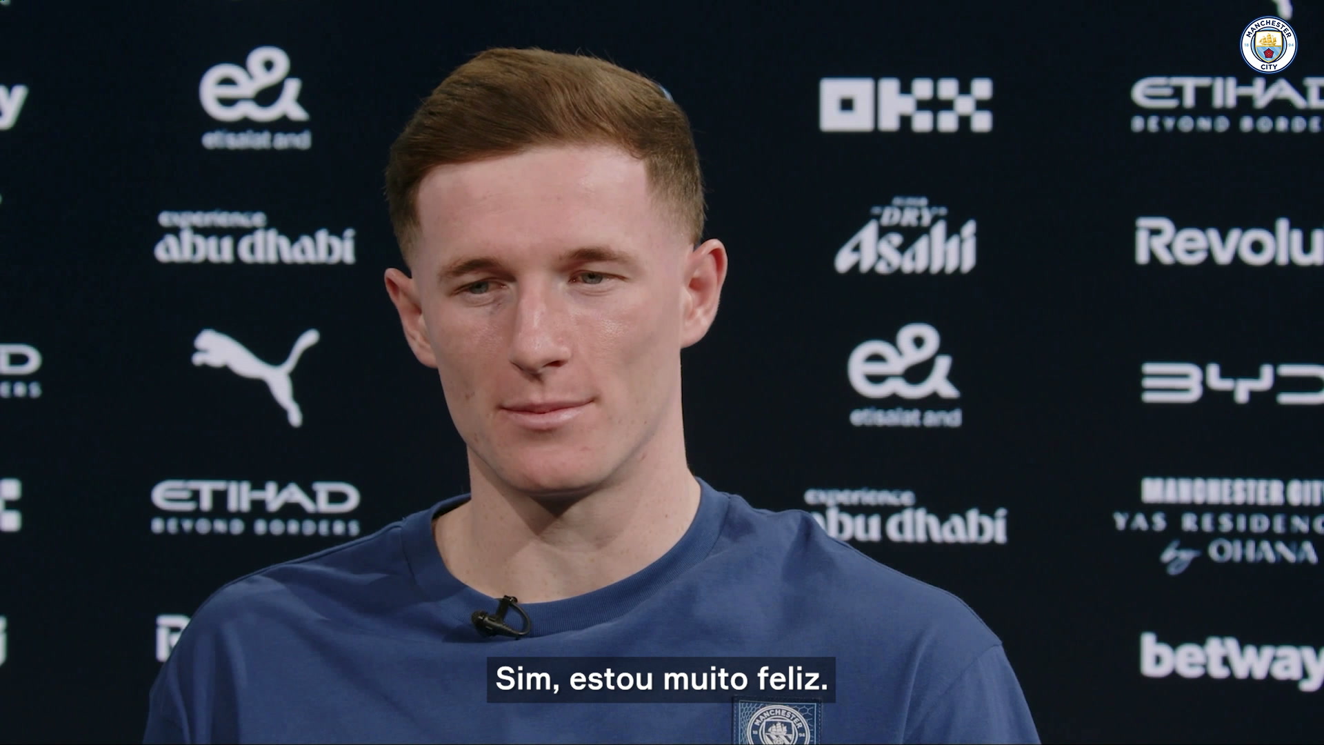 A primeira entrevista de Elliot Anderson como jogador do Manchester City