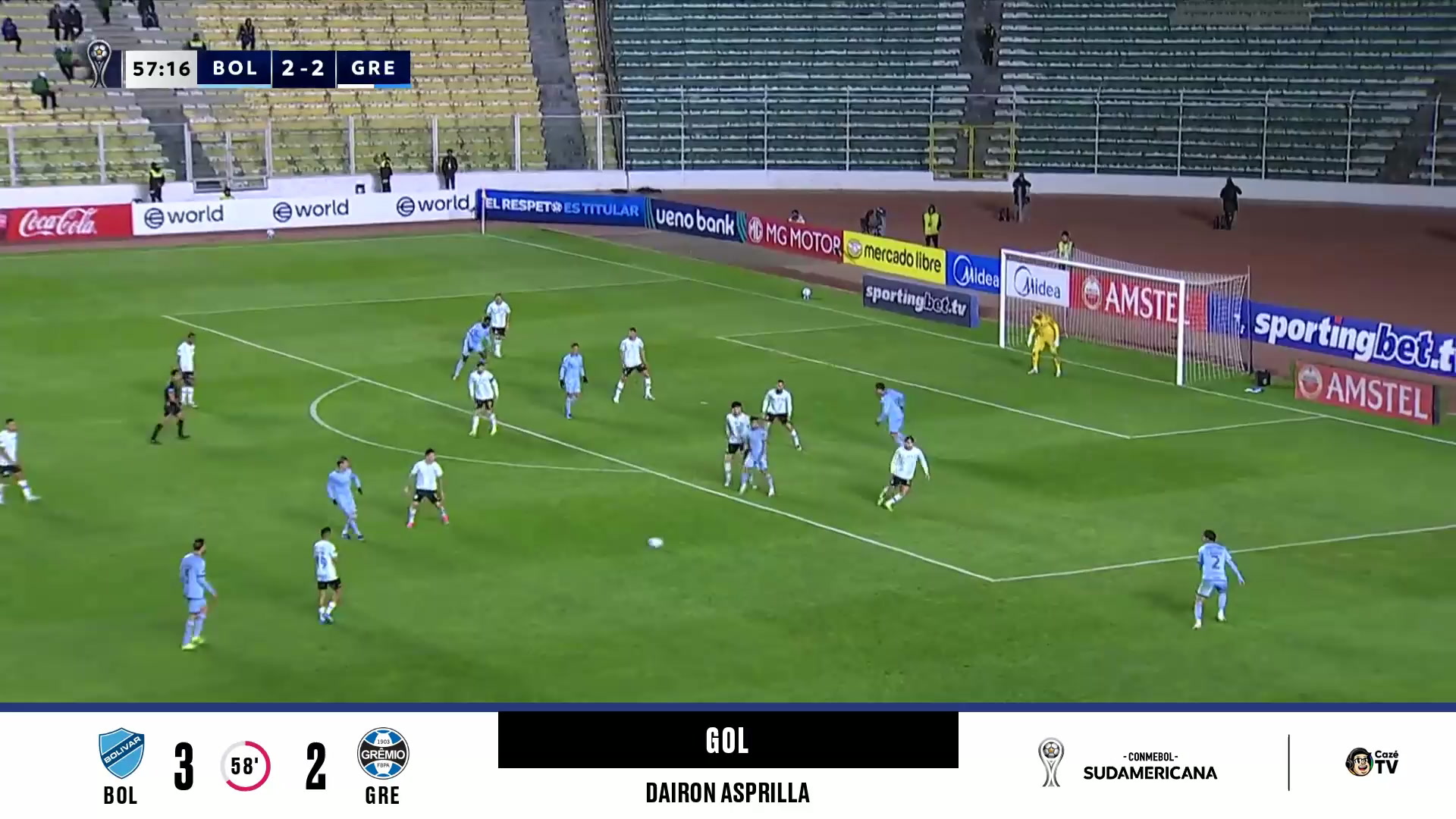 Grêmio volta a sofrer na bola aérea e Bolivar-BOL marca o gol da vitória; confira