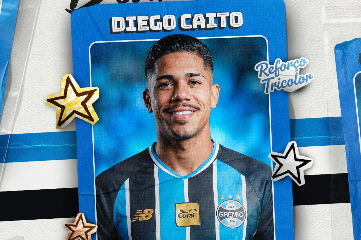 Grêmio sela empréstimo de Diego Caito e reforça lateral direita para o restante da temporada