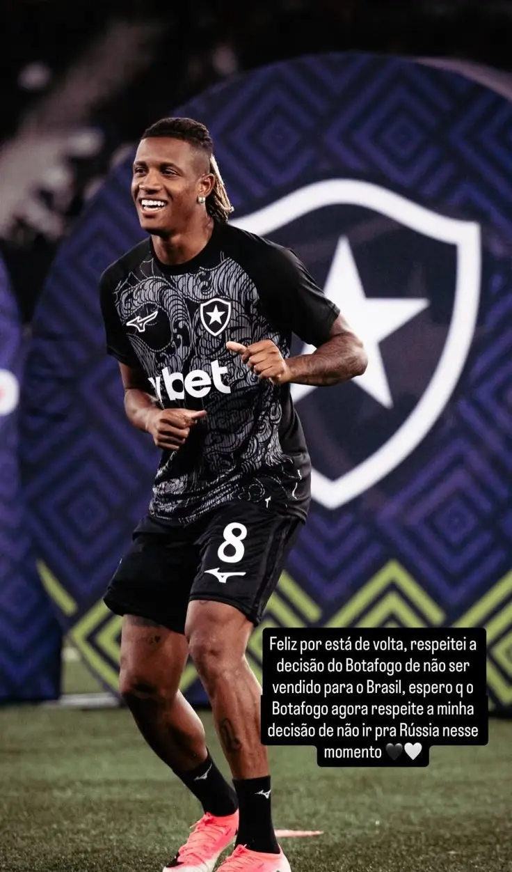 Danilo se pronuncia após não ir ao Palmeiras e pede respeito ao Botafogo