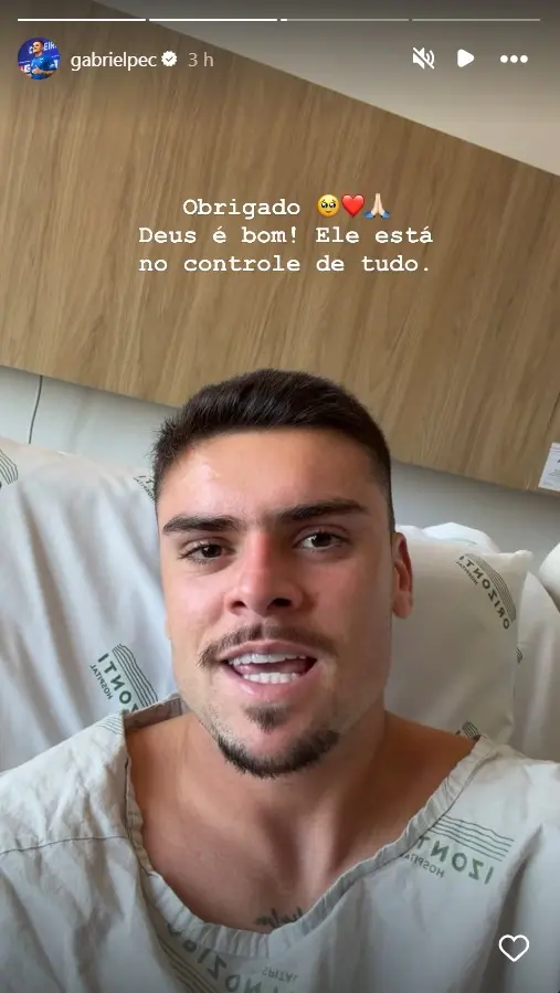 Gabriel Pec agradece apoio após fratura e tranquiliza torcida do Cruzeiro: “Estou bem”