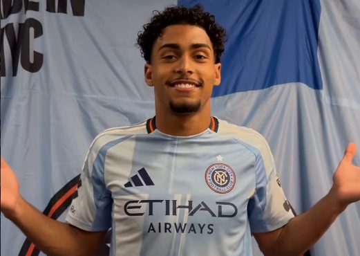 Luighi deixa o Palmeiras por empréstimo e é anunciado pelo New York Ciy, dos EUA