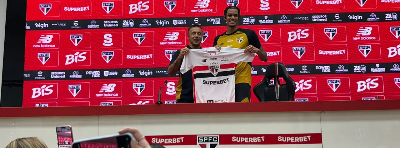 Newton revela conversa com dupla antes de fechar com o São Paulo e celebra: "Impossível recusar"
