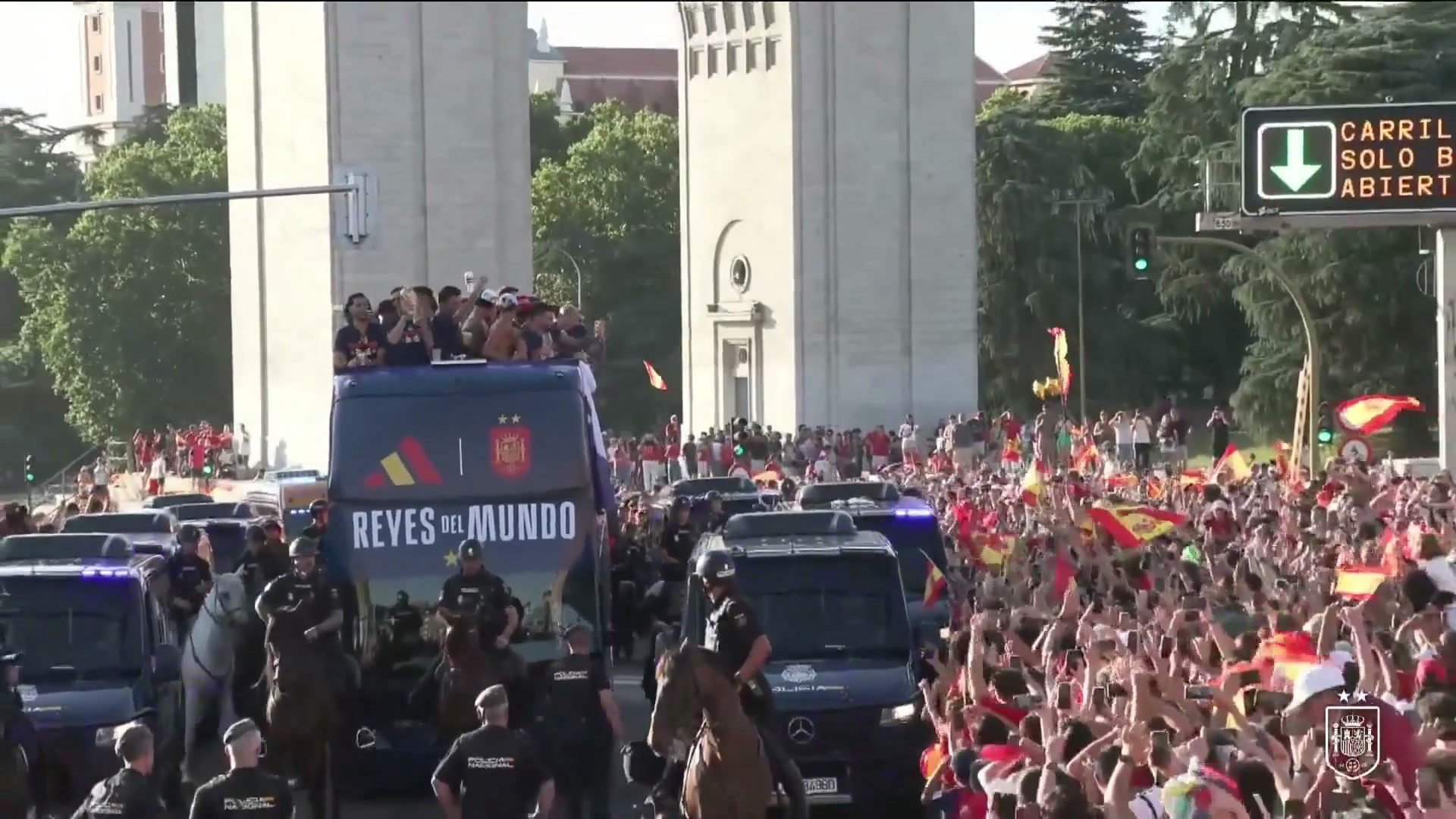 Por dentro do desfile da Espanha pelo título da Copa do Mundo